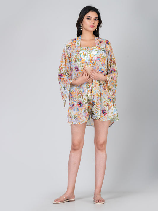 Women's Relaxed  Chiffon Shrug