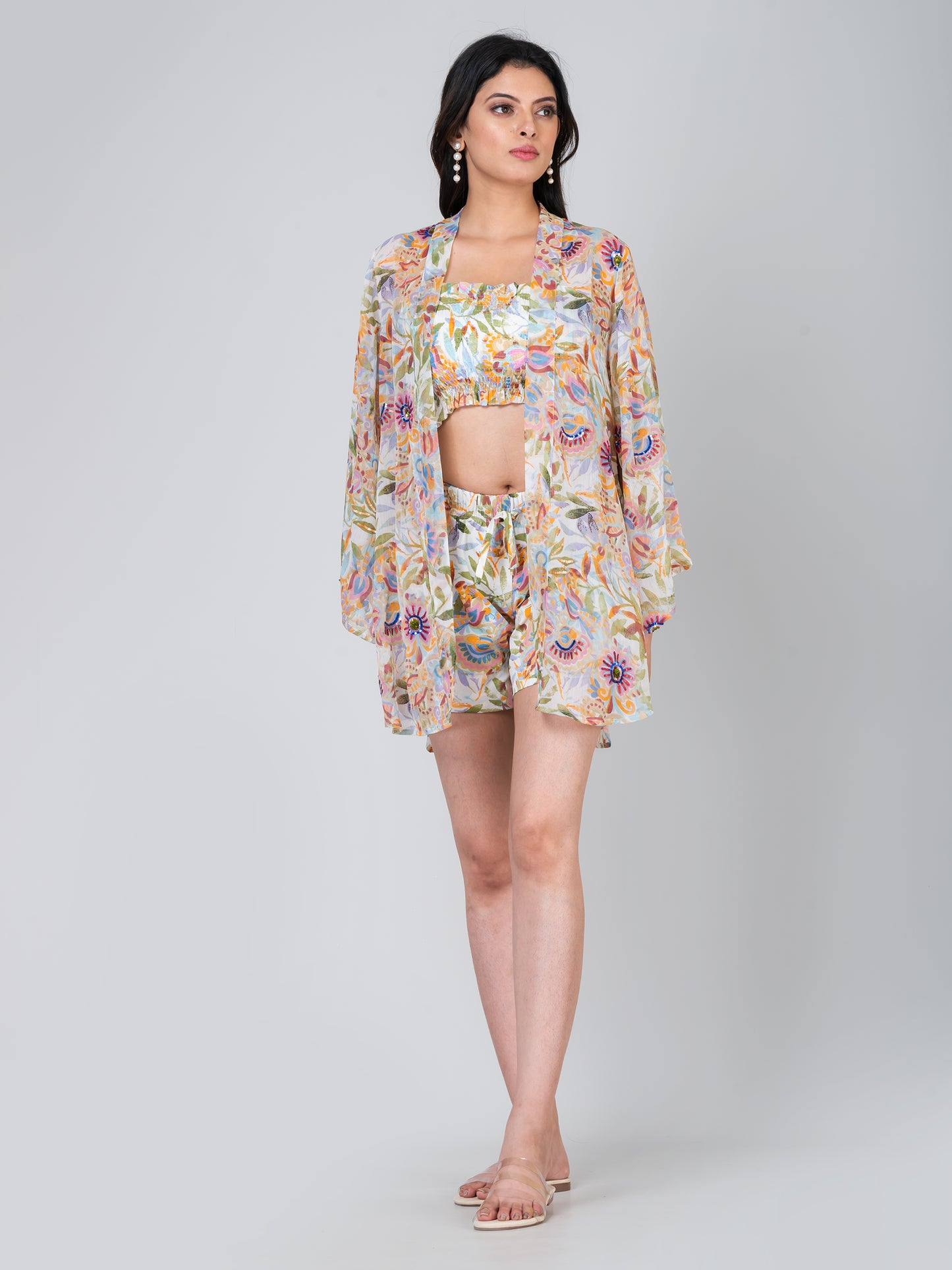 Women's Relaxed Chiffon Shrug