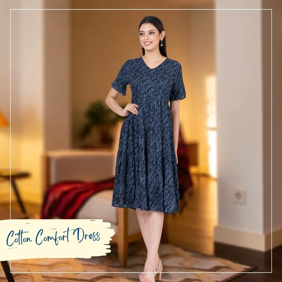 Women's Softest Cotton Comfort Dress S & F Online Store Women's Softest Cotton Comfort Dress S & F Online Store