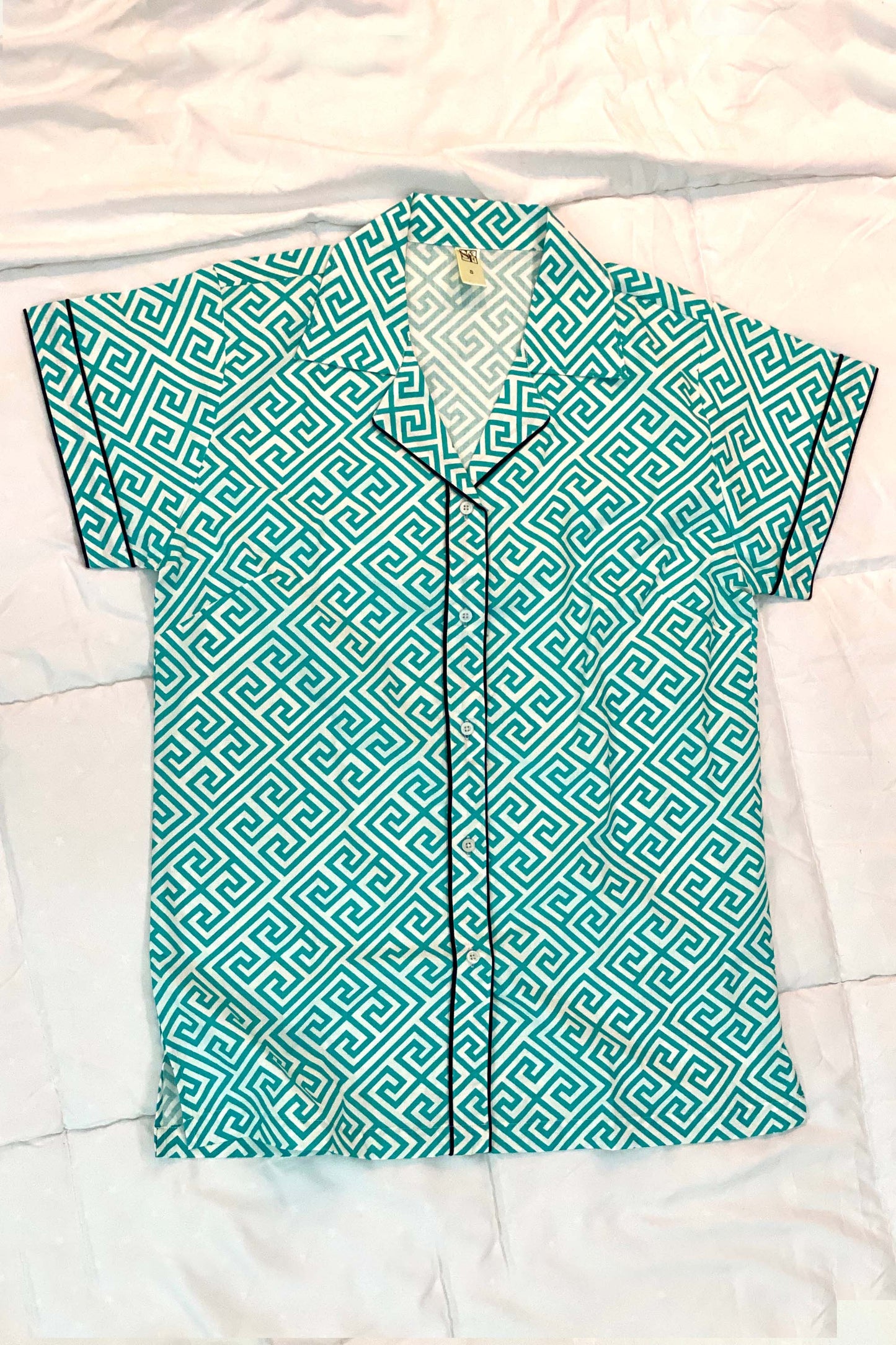 Women's Lounge Shorts Set - (Shirt, Shorts, Sleeping Mask & Pouch)