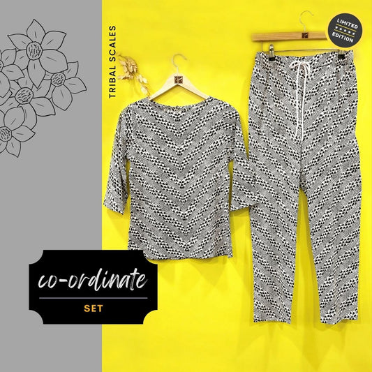 Women's Co-ord Set - TRIBAL SCALES