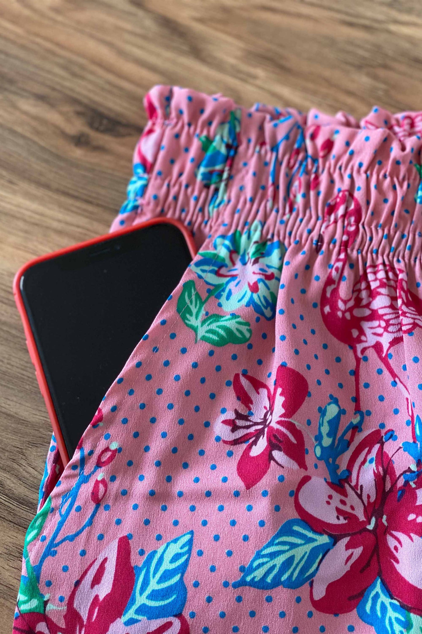 Women's Printed Shorts Combo (Pack of 2) - Flamingo Pink + Cruise Navy