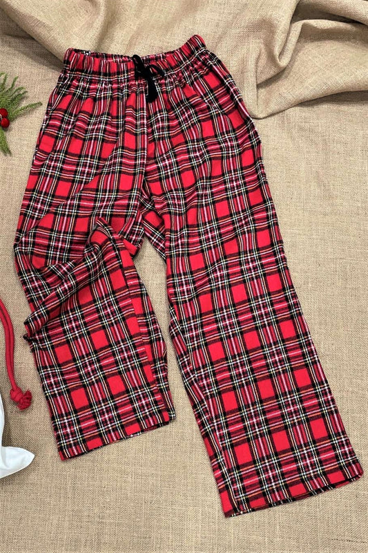Women's Plaids Flannel Pyjama