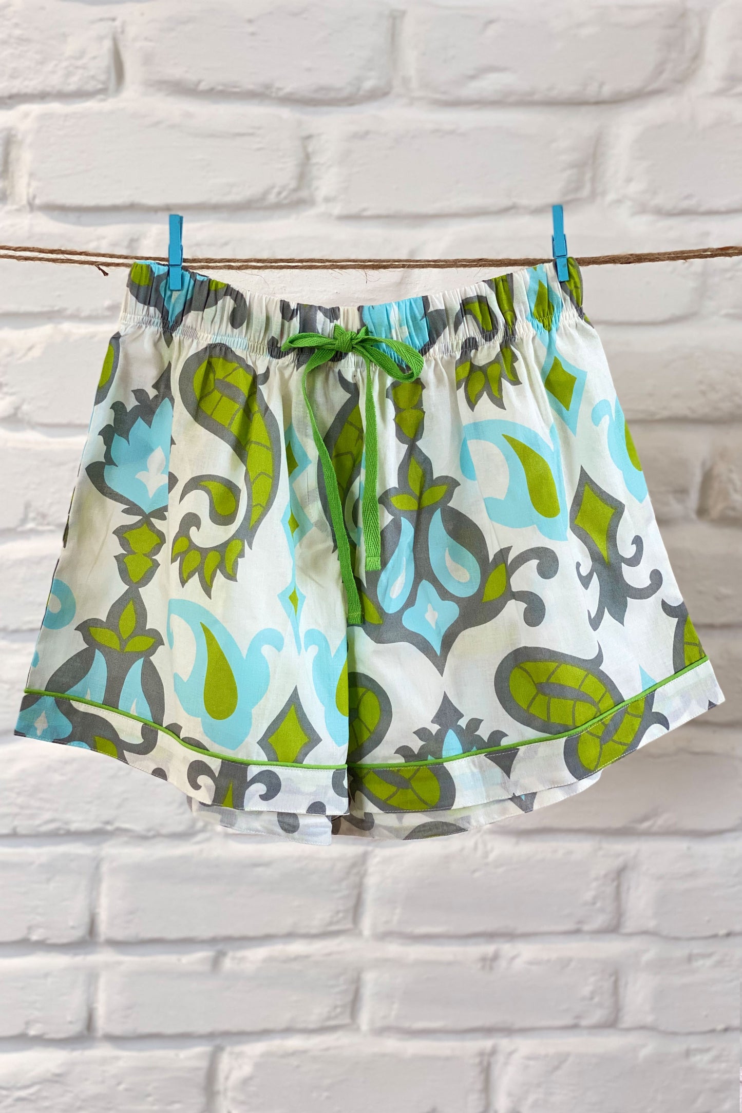 Women's Lounge Shorts Set - (Shirt, Shorts, Sleeping Mask & Pouch)