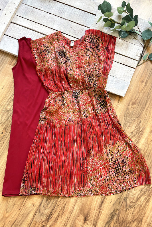 Women's Cover Up Dress - Traver Red