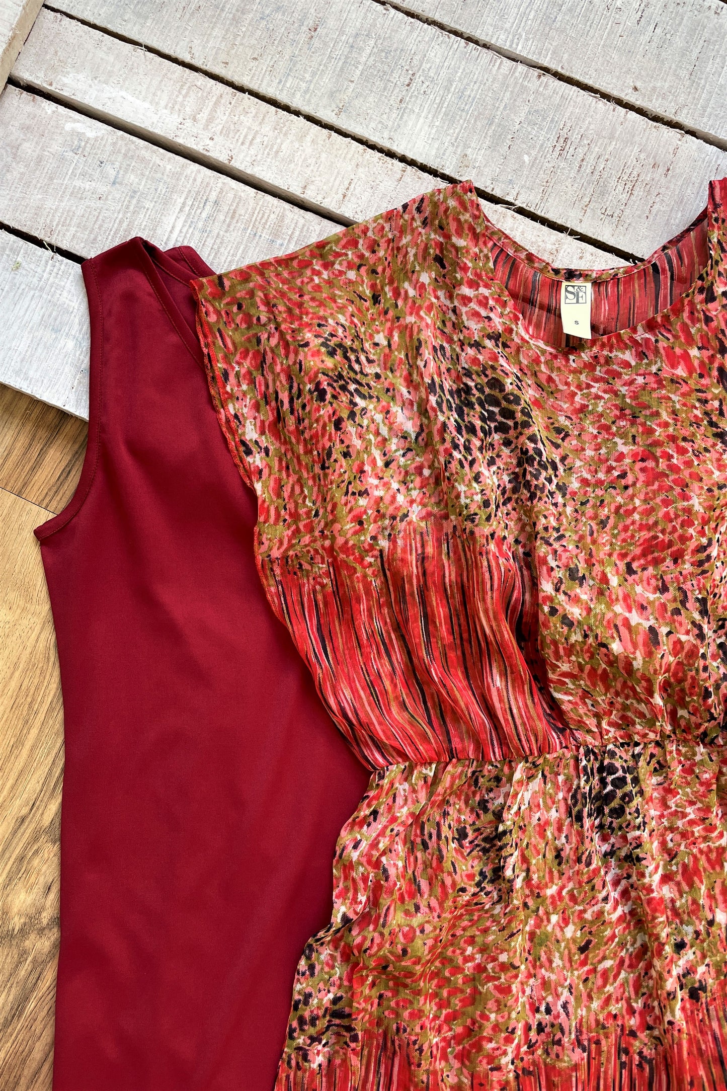 Women's Cover Up Dress - Traver Red