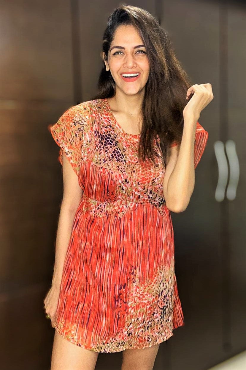 Women's Cover Up Dress - Traver Red