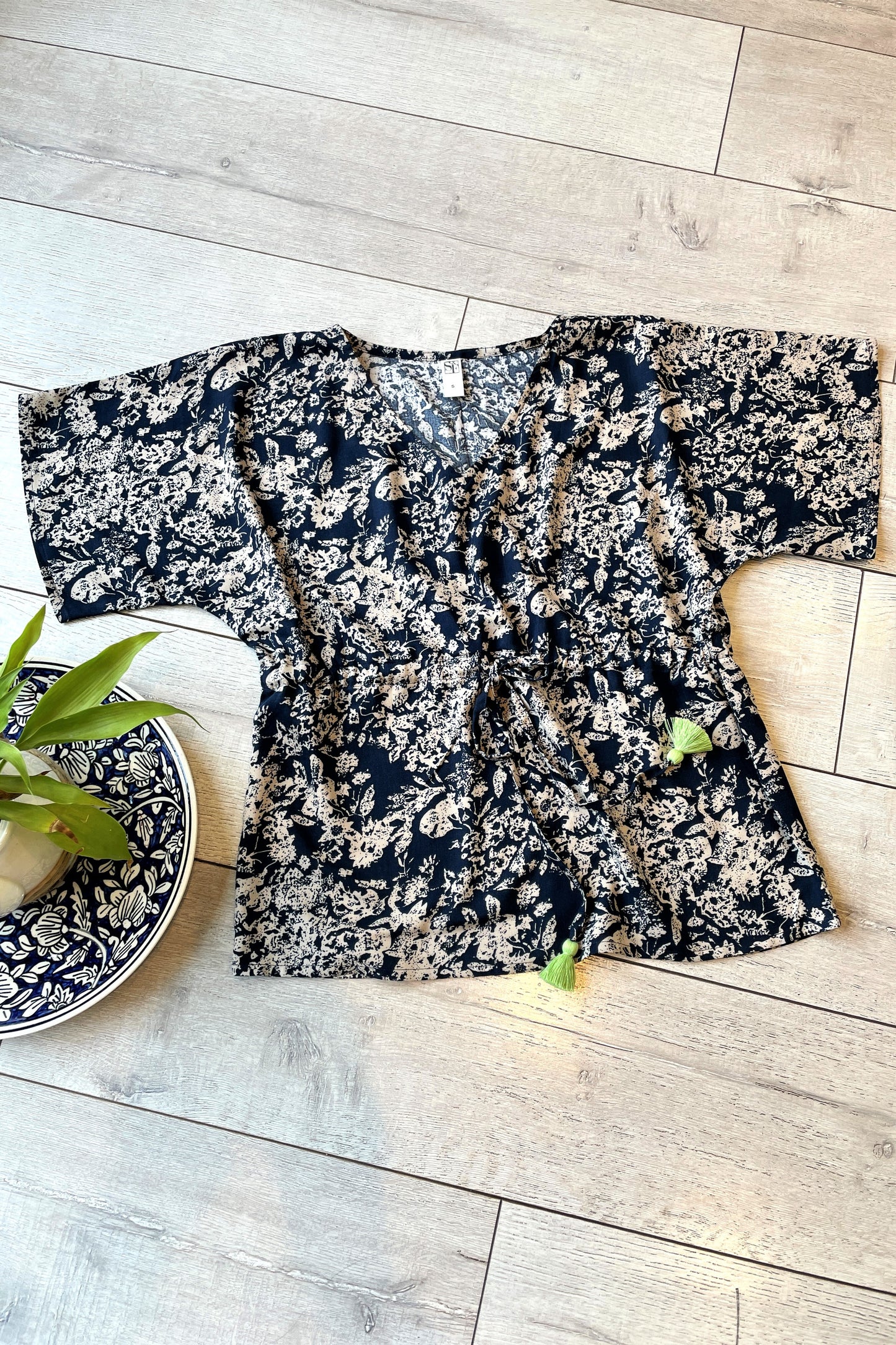 Women's Laidback Kaftan Co-Ord Set - Outer Space