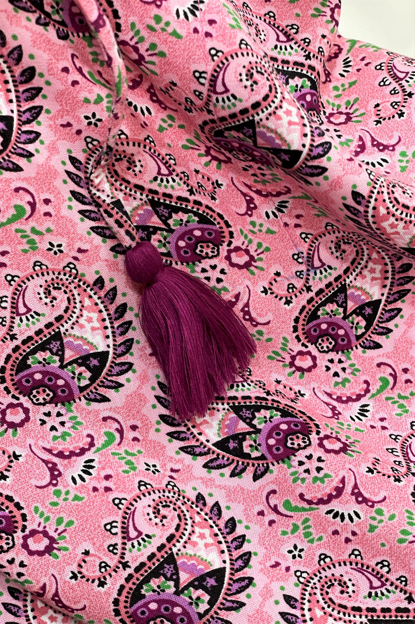 Women's Kaftan Co-Ord Set - Fes Pink