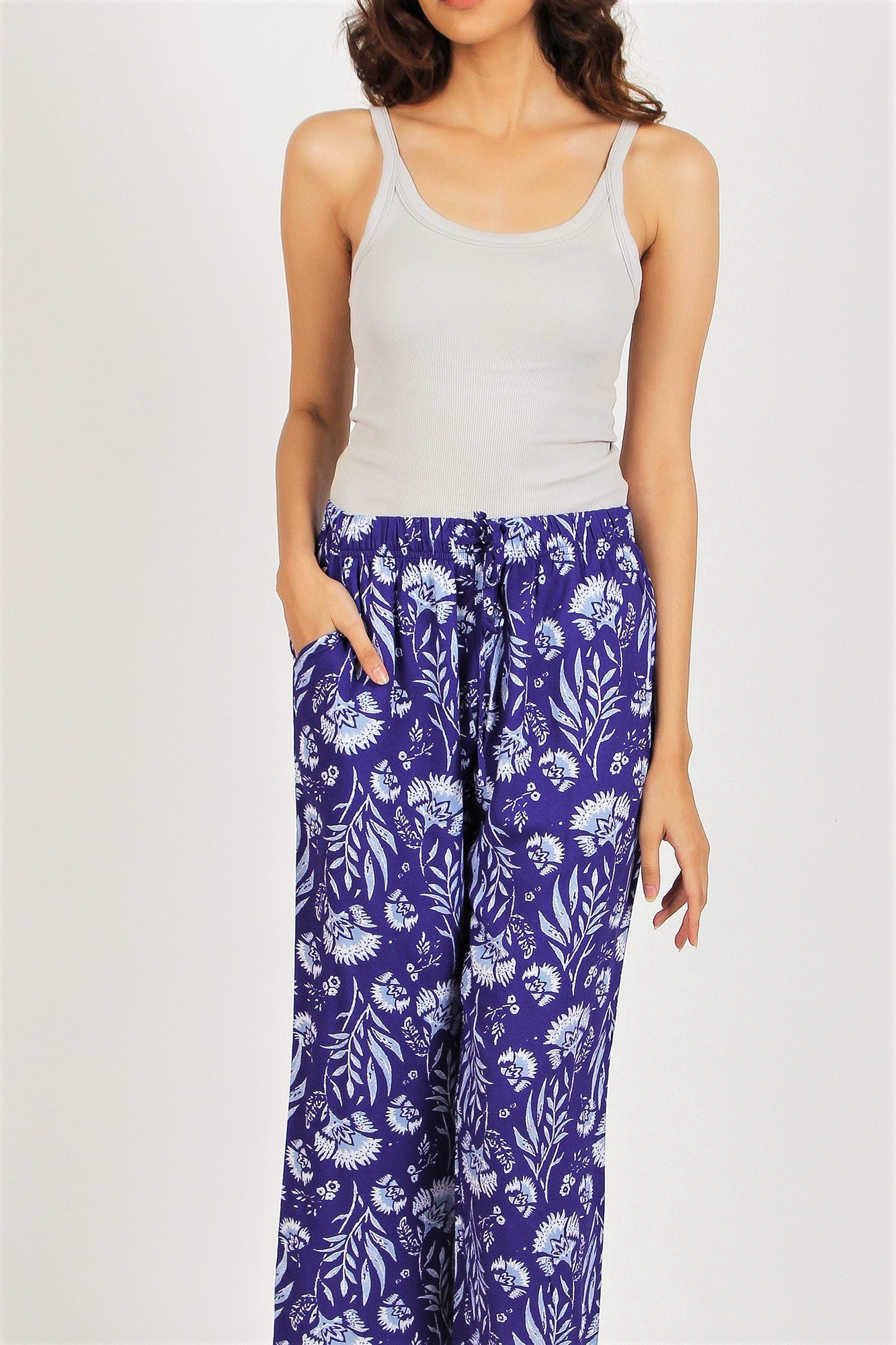 Women's Lounge Full Pyjama - Moroccan Blue