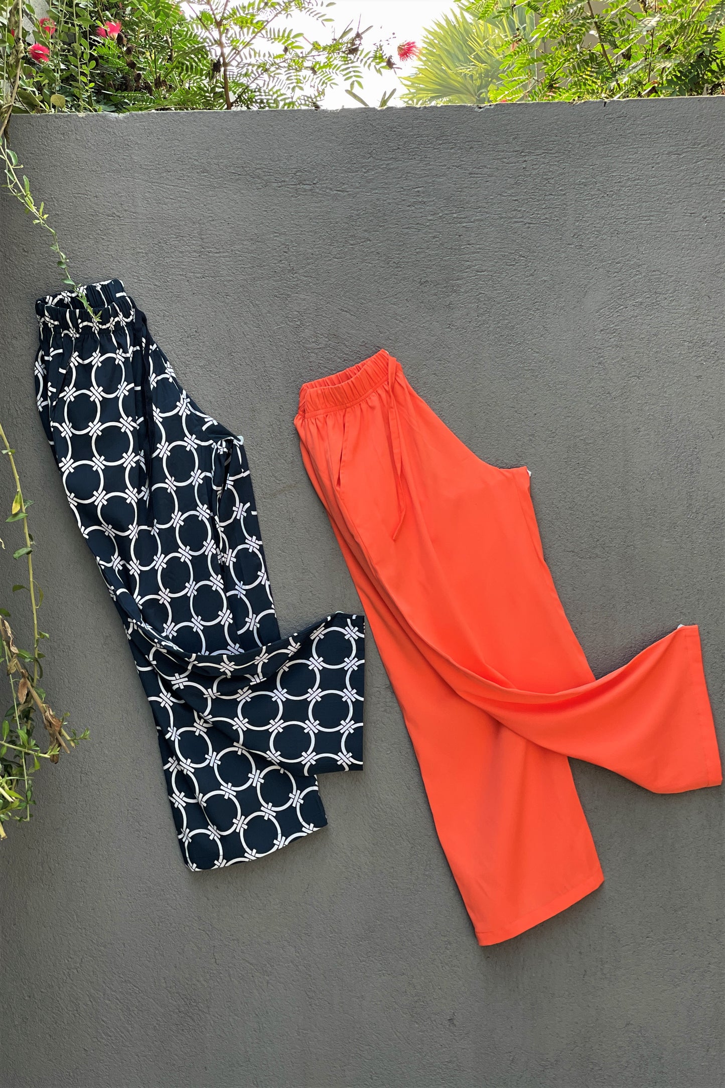 Women's Printed Ankle Length Pyjama Combo (Pack of 2) - Sunset
