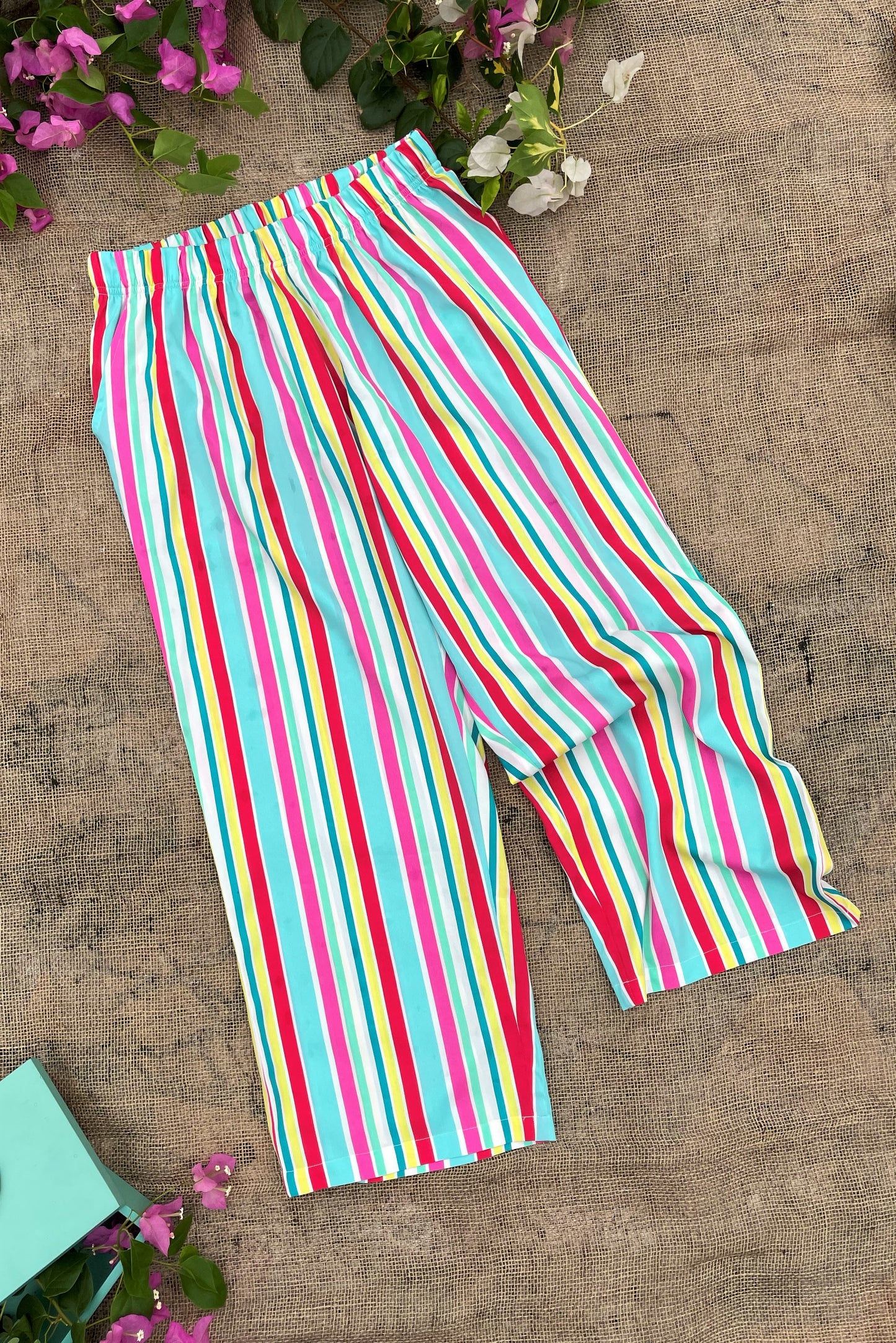 Women's Printed Ankle Length Pyjama Combo (Pack of 2) - Marble