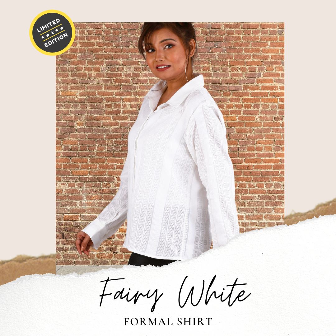 Women's Formal Fairy White Shirt