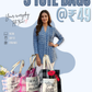 Women's Casual Pintuck Tunic - Lucia Blue & Easy carry Totes - pack of 3