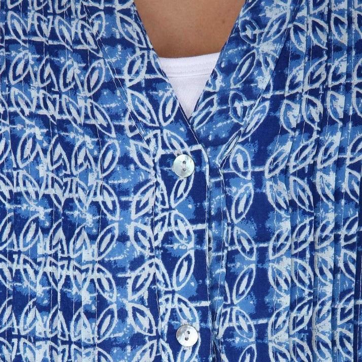 Women's Casual Pintuck Tunic - Lucia Blue & Easy carry Totes - pack of 3
