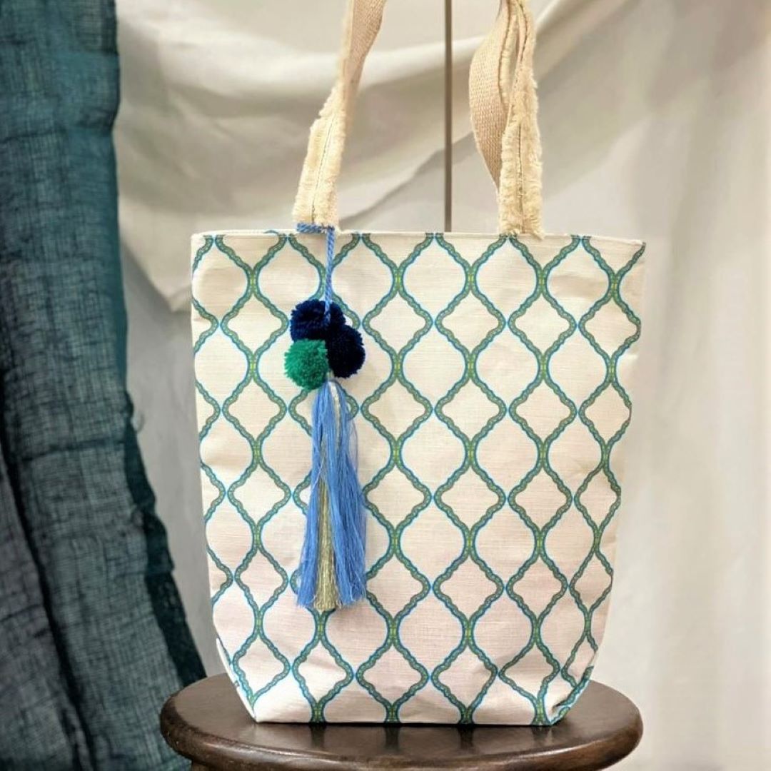 Boho Book Totes Teal