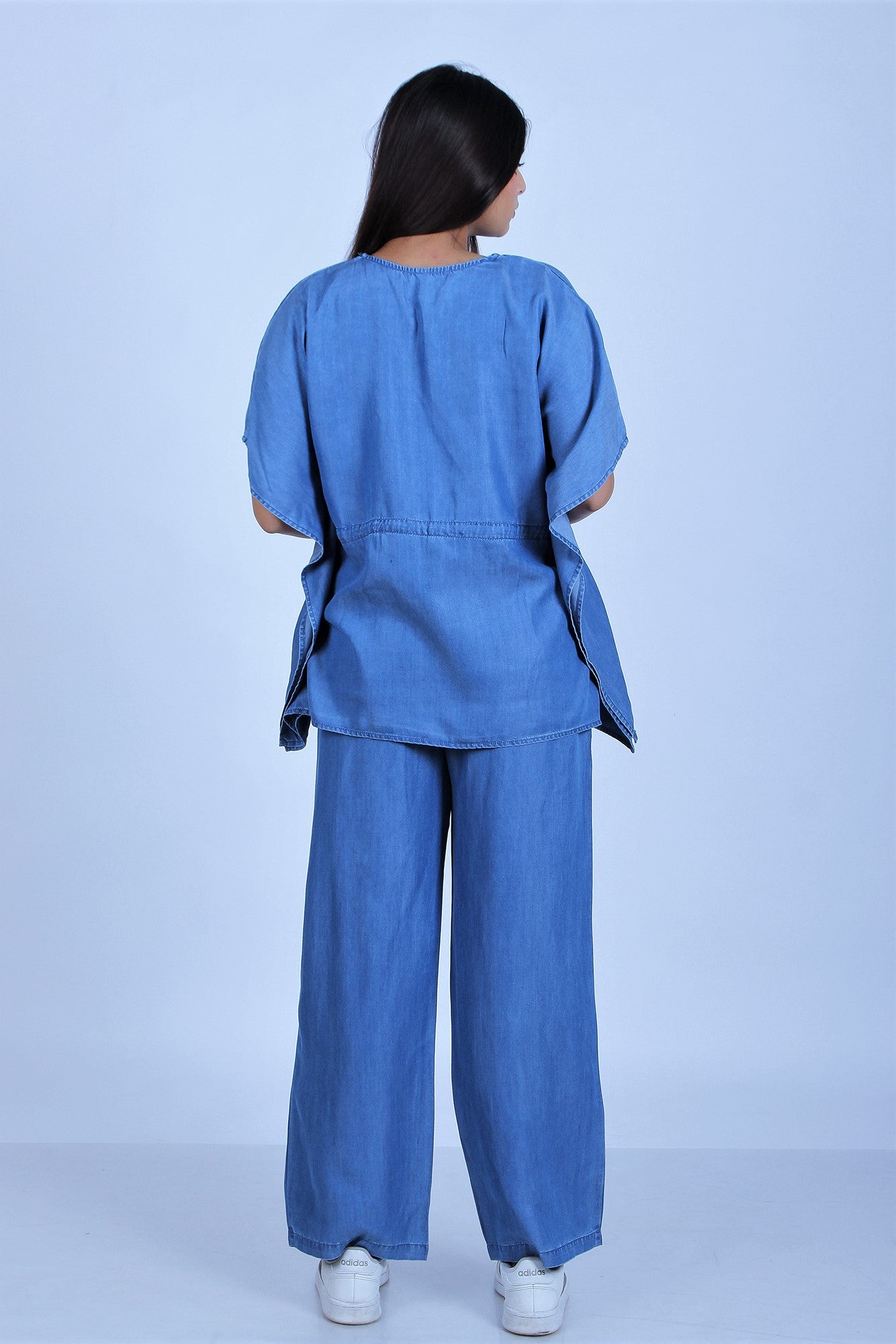 Women's Denim Two-Mile Kaftan Co-Ord Set