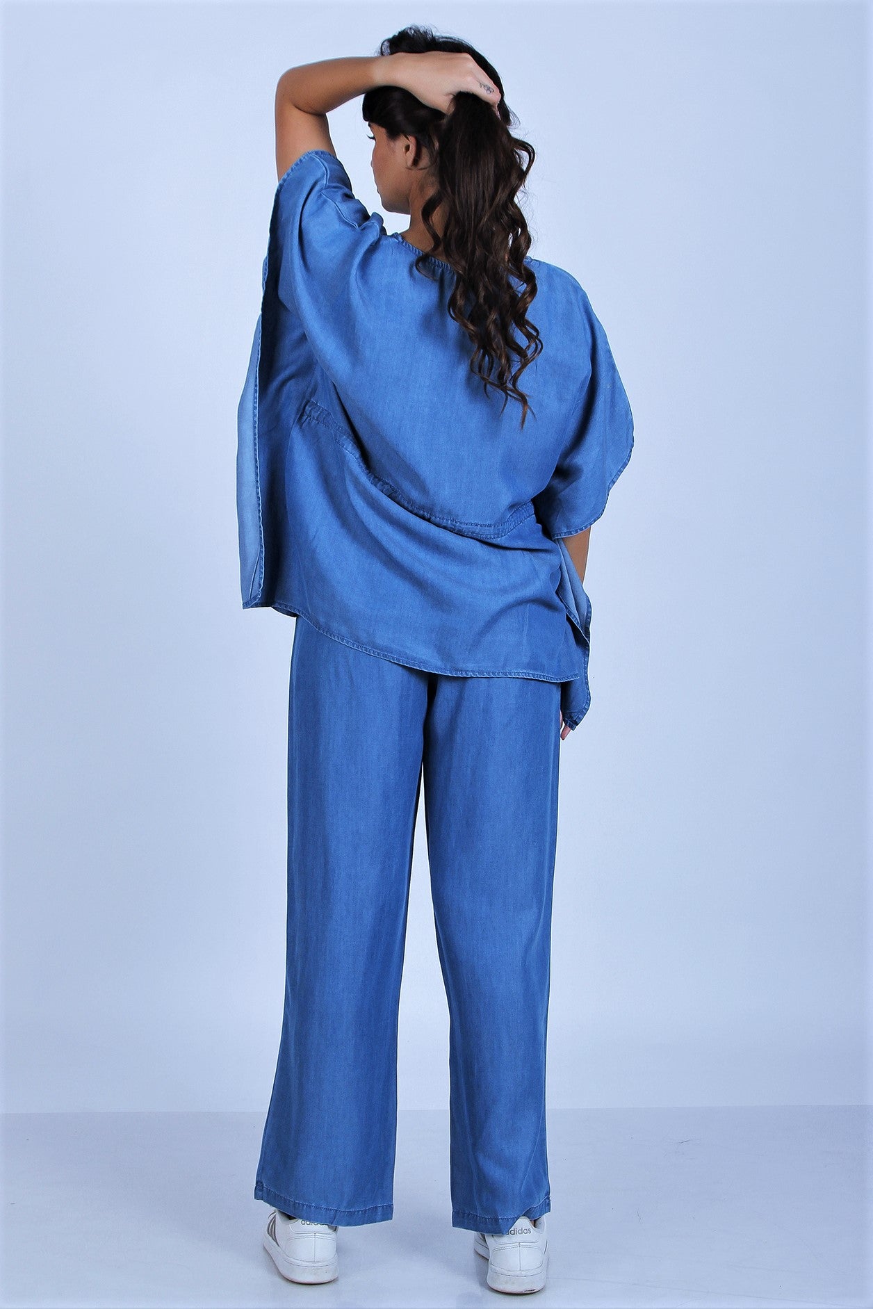 Women's Denim Two-Mile Kaftan Co-Ord Set