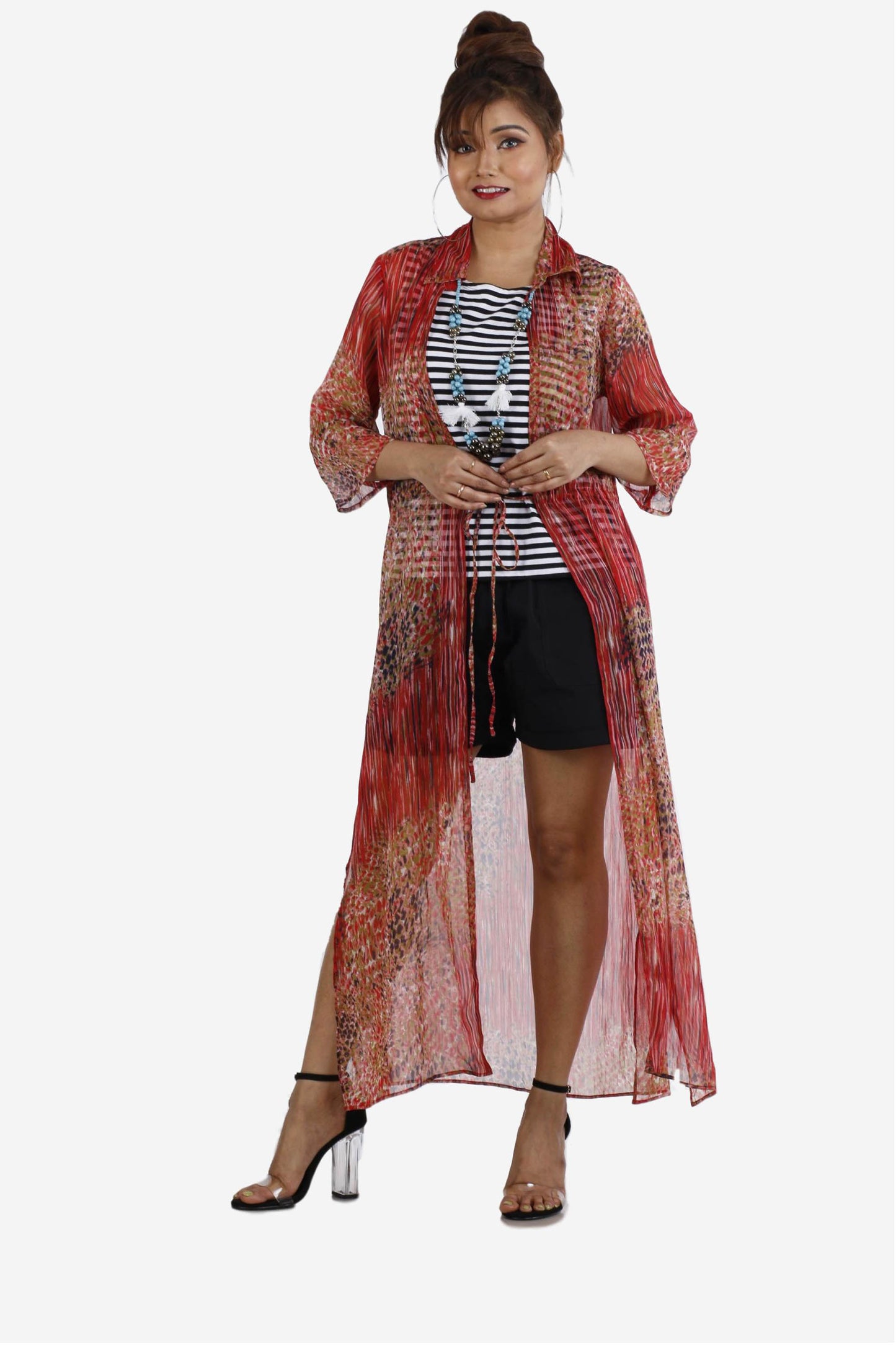 Womens Printed Shrug