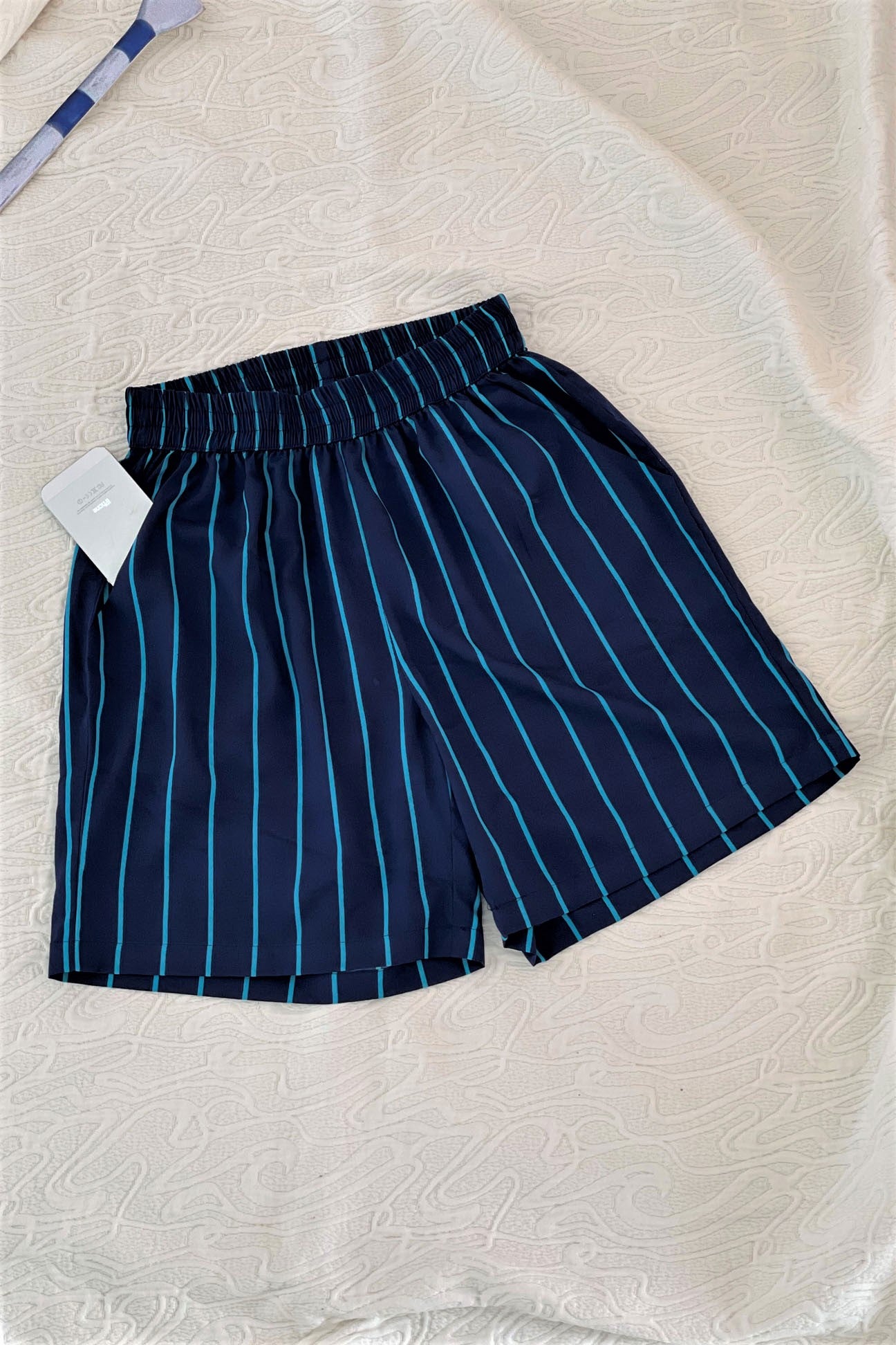 Women's Riley Stripes Midi Shorts (Pack of 2)