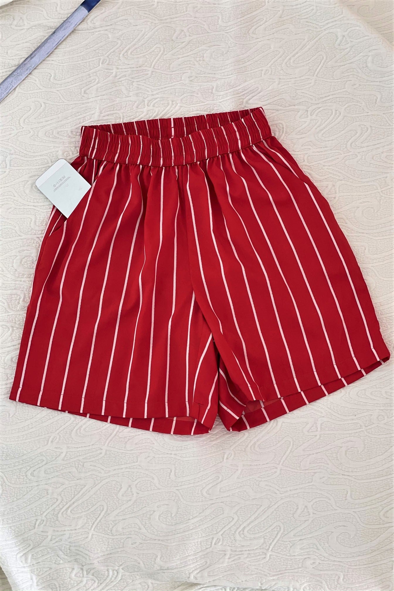 Women's Riley Stripes Midi Shorts (Pack of 2)