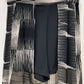 Shorts With Mock Wrap Sarong - Fase Black