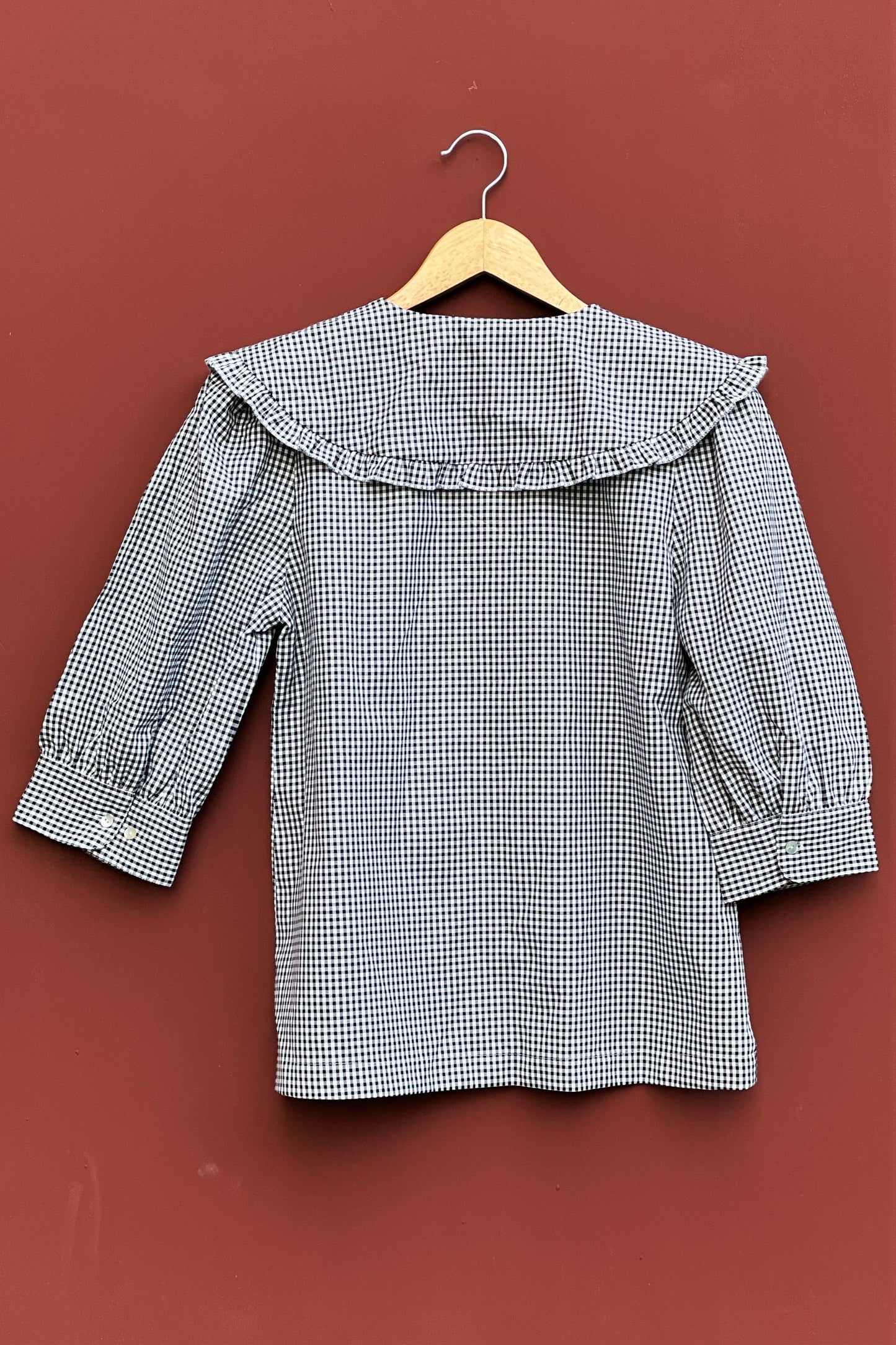 Women's Gingham Checks Top