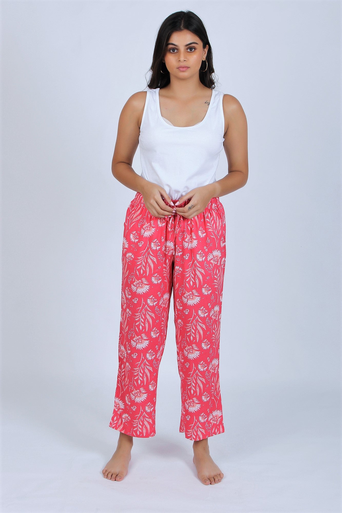 Buy women wine lounge pants online at the best price in India - Inwear.