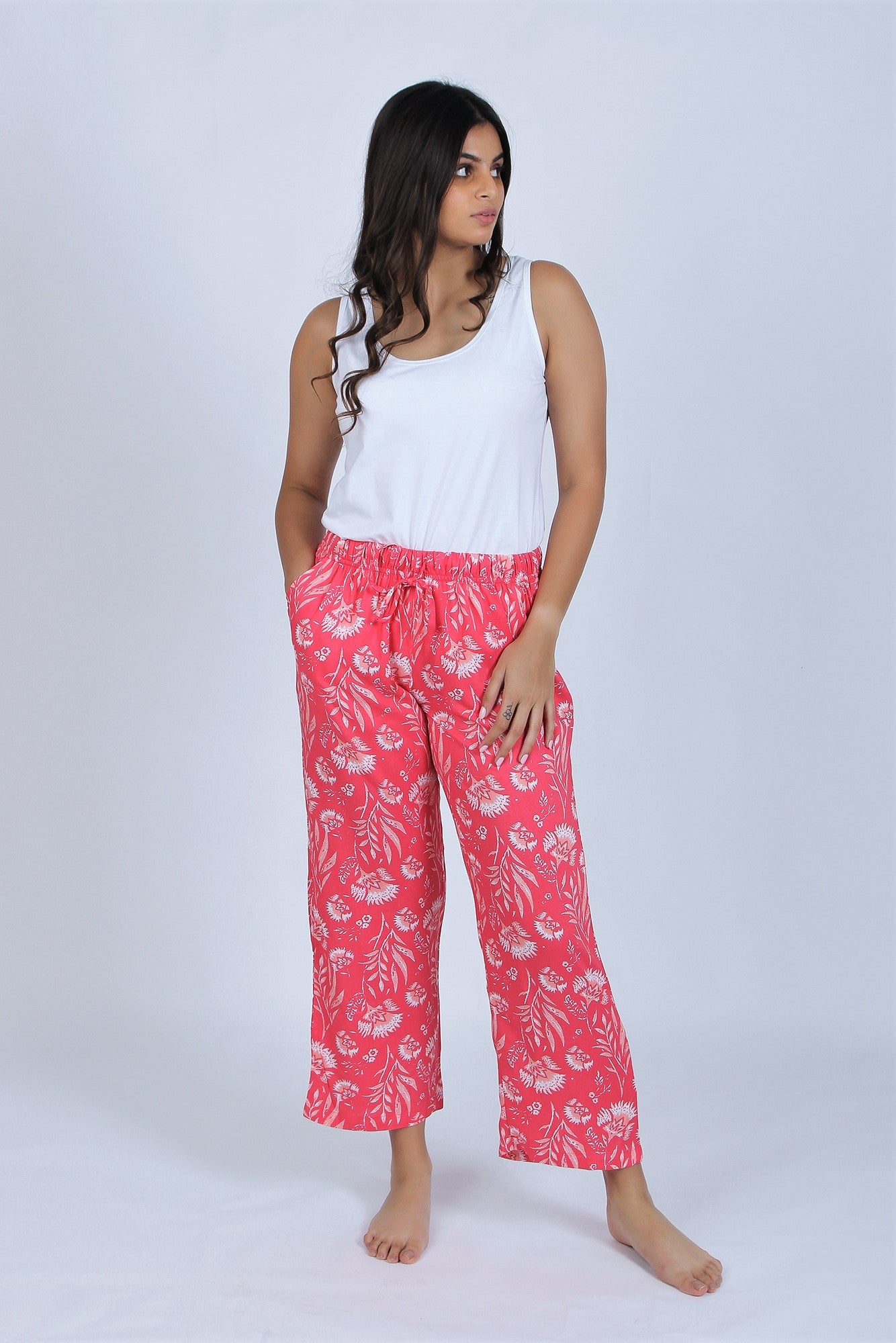 Women's Lounge Pants - Moroccan Rose