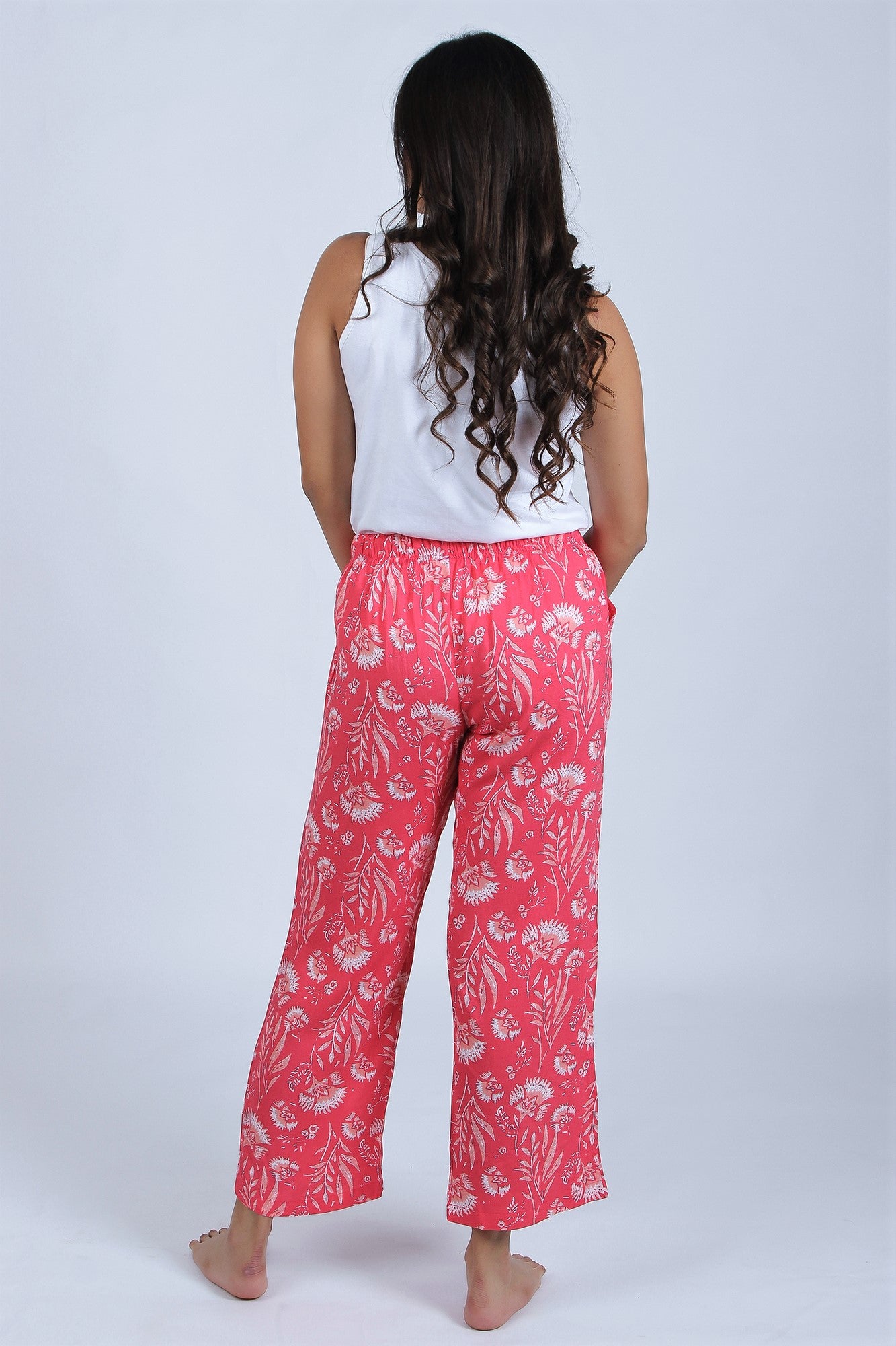 Women's Lounge Pants - Moroccan Rose