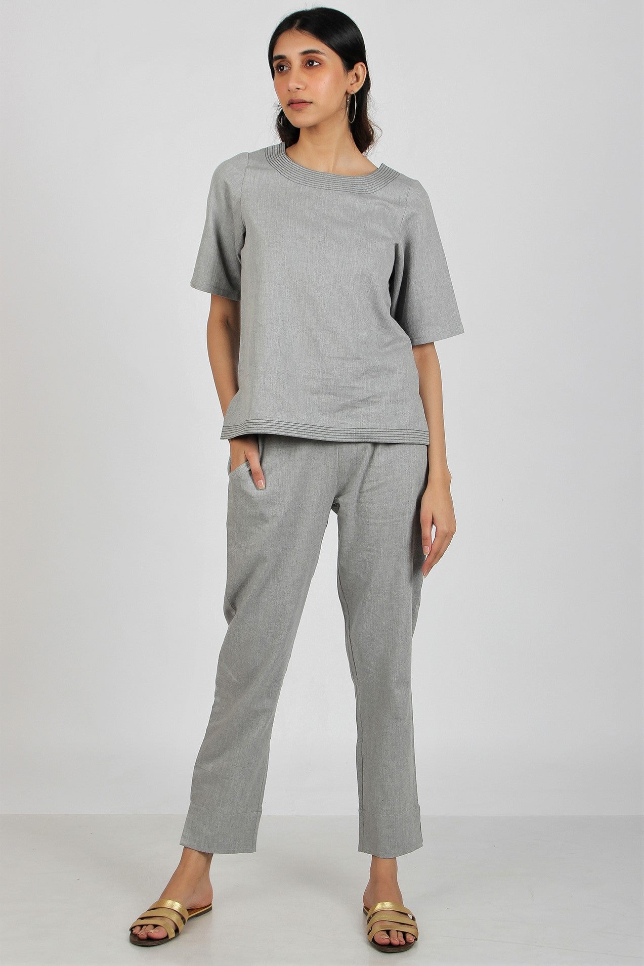 Women's ON-THE-GO Co-Ord Set - Grey