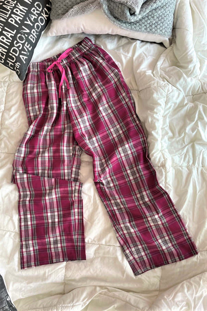 Women's Plaids Flannel Pyjama - K1937MP