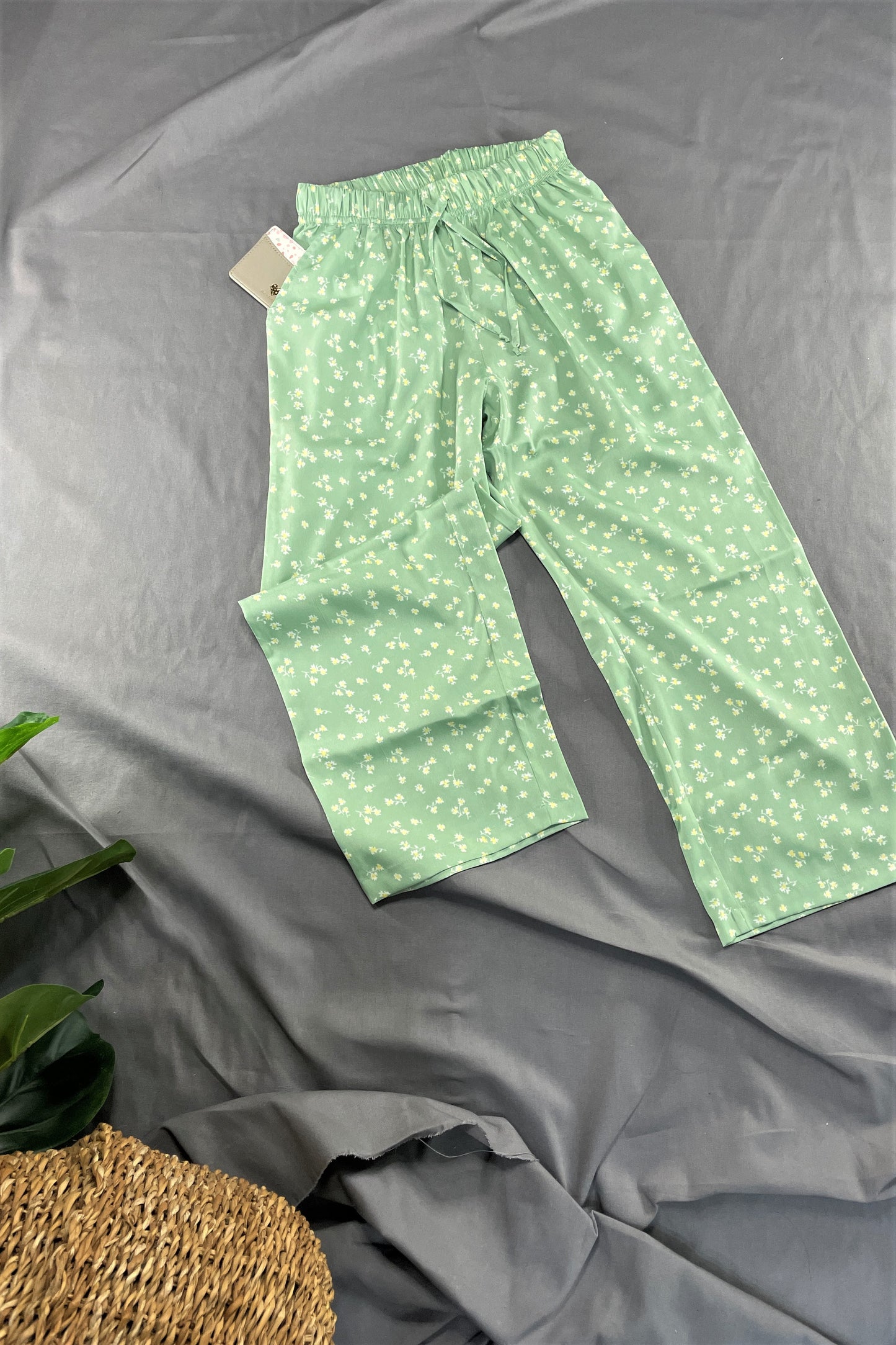 Women's Printed Ankle Length Pyjama Combo (Pack of 2) - Rosemary