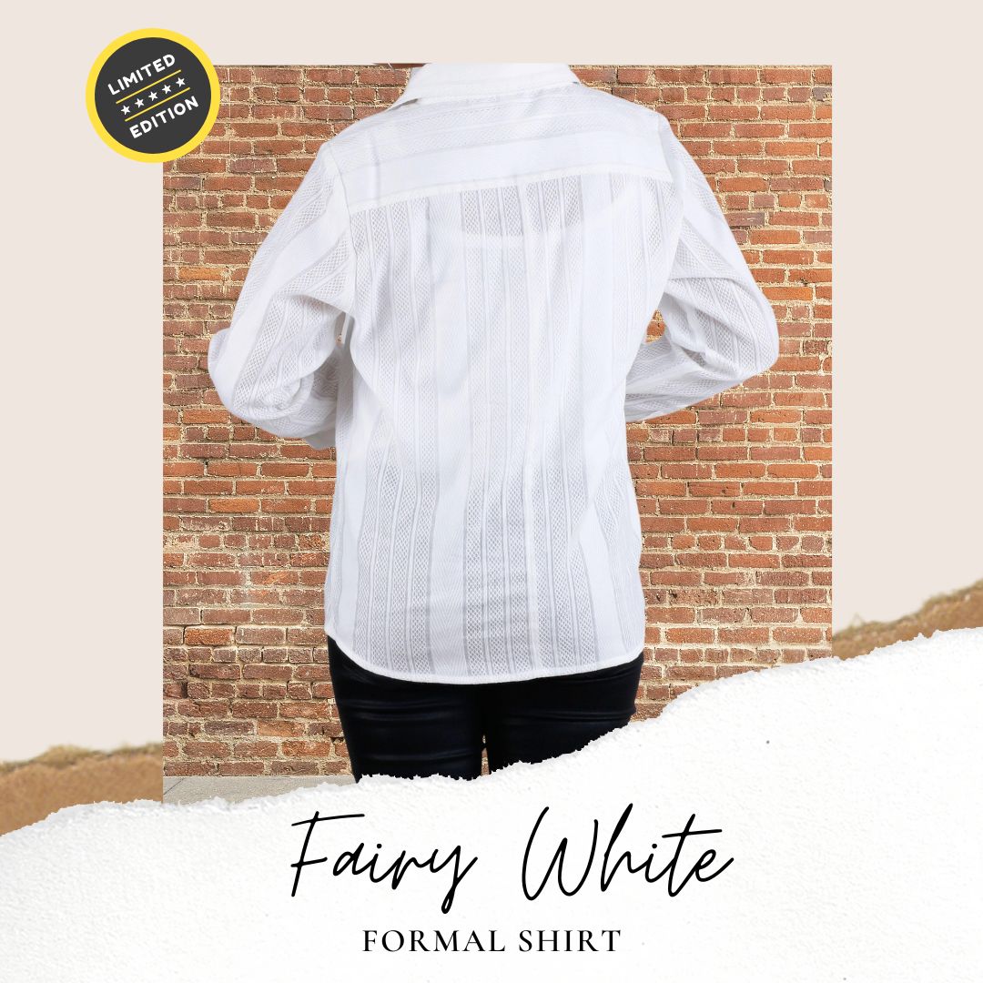 Women's Formal Fairy White  Shirt